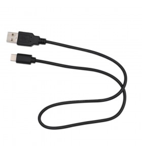 USB to Type-c charger  cable  PVC black cable